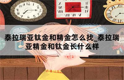 泰拉瑞亚钛金和精金怎么找_泰拉瑞亚精金和钛金长什么样-歪把子手游网