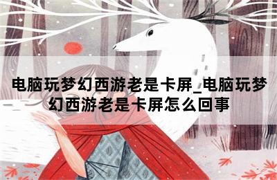 电脑玩梦幻西游老是卡屏_电脑玩梦幻西游老是卡屏怎么回事 第二张图