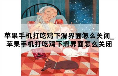 苹果手机打吃鸡下滑界面怎么关闭_苹果手机打吃鸡下滑界面怎么关闭 第二张图