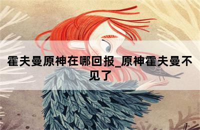 霍夫曼原神在哪回报_原神霍夫曼不见了 第二张图