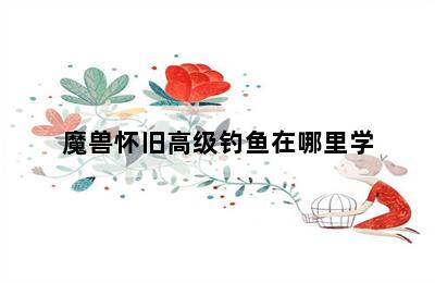 魔兽怀旧高级钓鱼在哪里学 第二张图